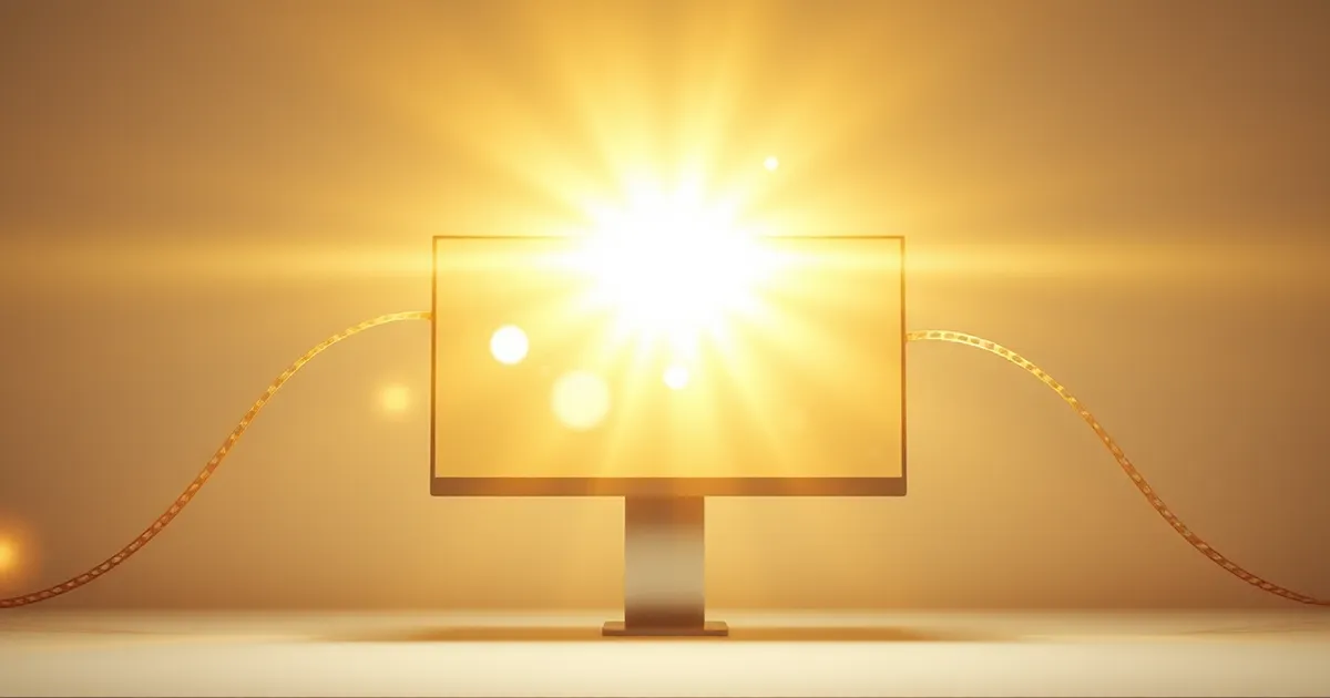 Videorolle trifft Monitor